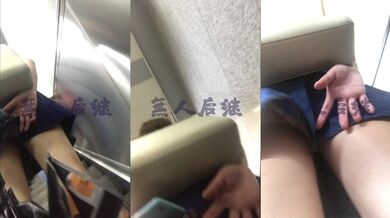 无人后继07牛仔短裙抄底